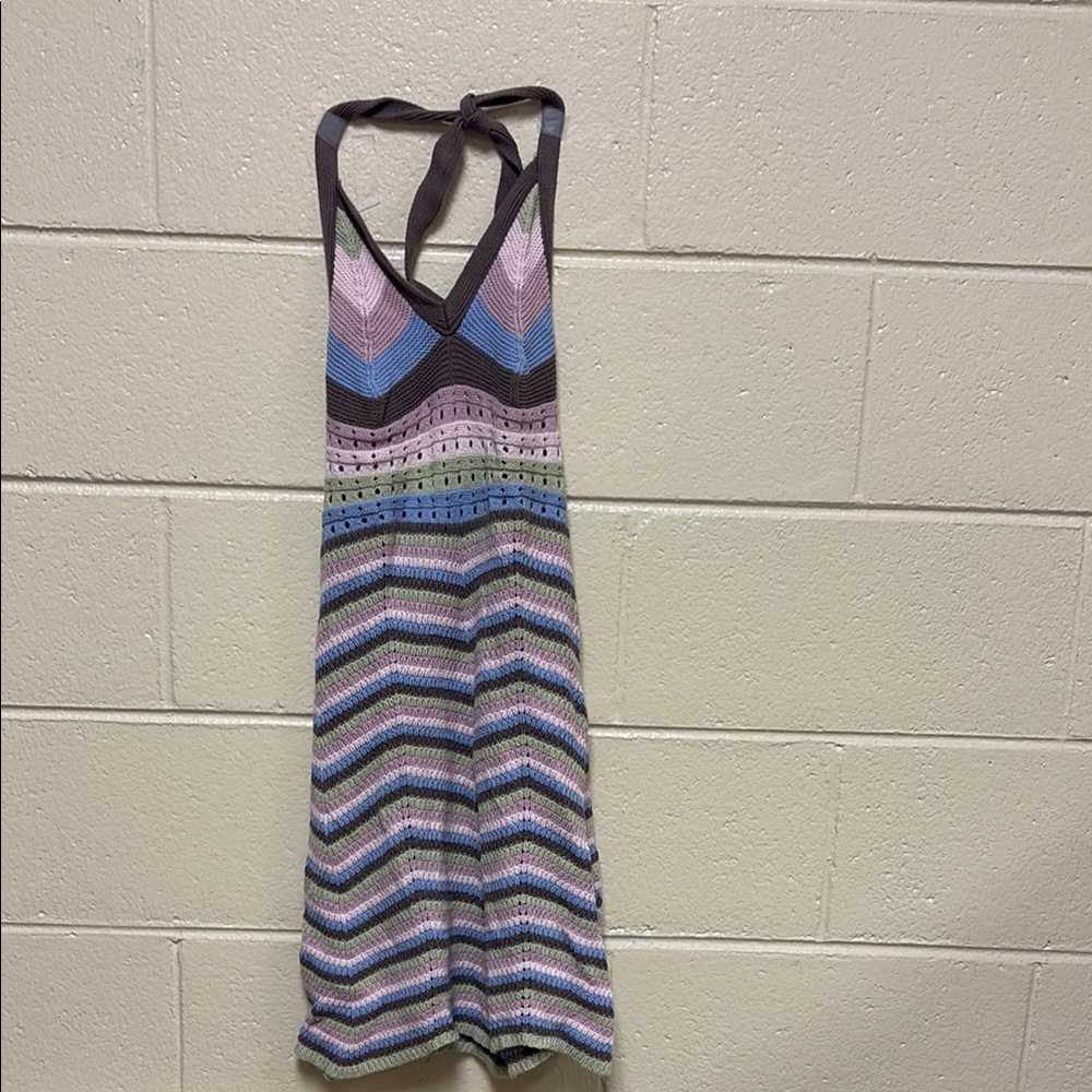 Missoni Multicolor Knit Backless Dress